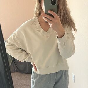 Aerie V-Neck Sweatshirt